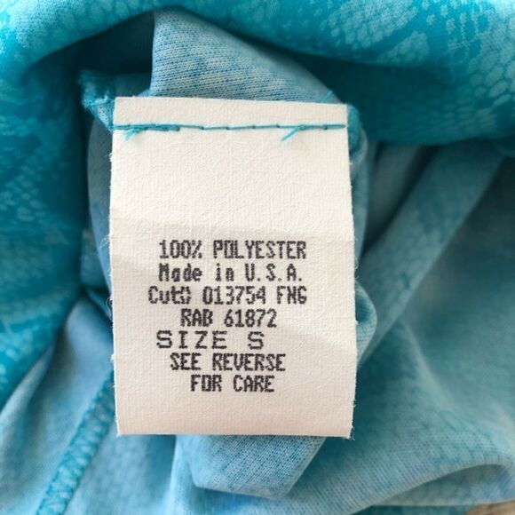 Vintage Luna Blue Snake Print Dress XS/S - Picture 4 of 8